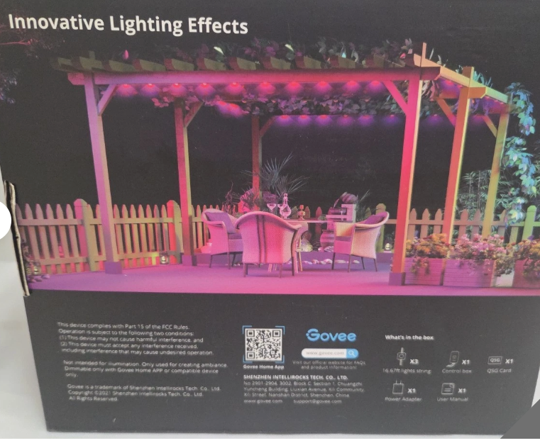 Govee 50ft Smart RGBIC Permanent Outdoor Lights