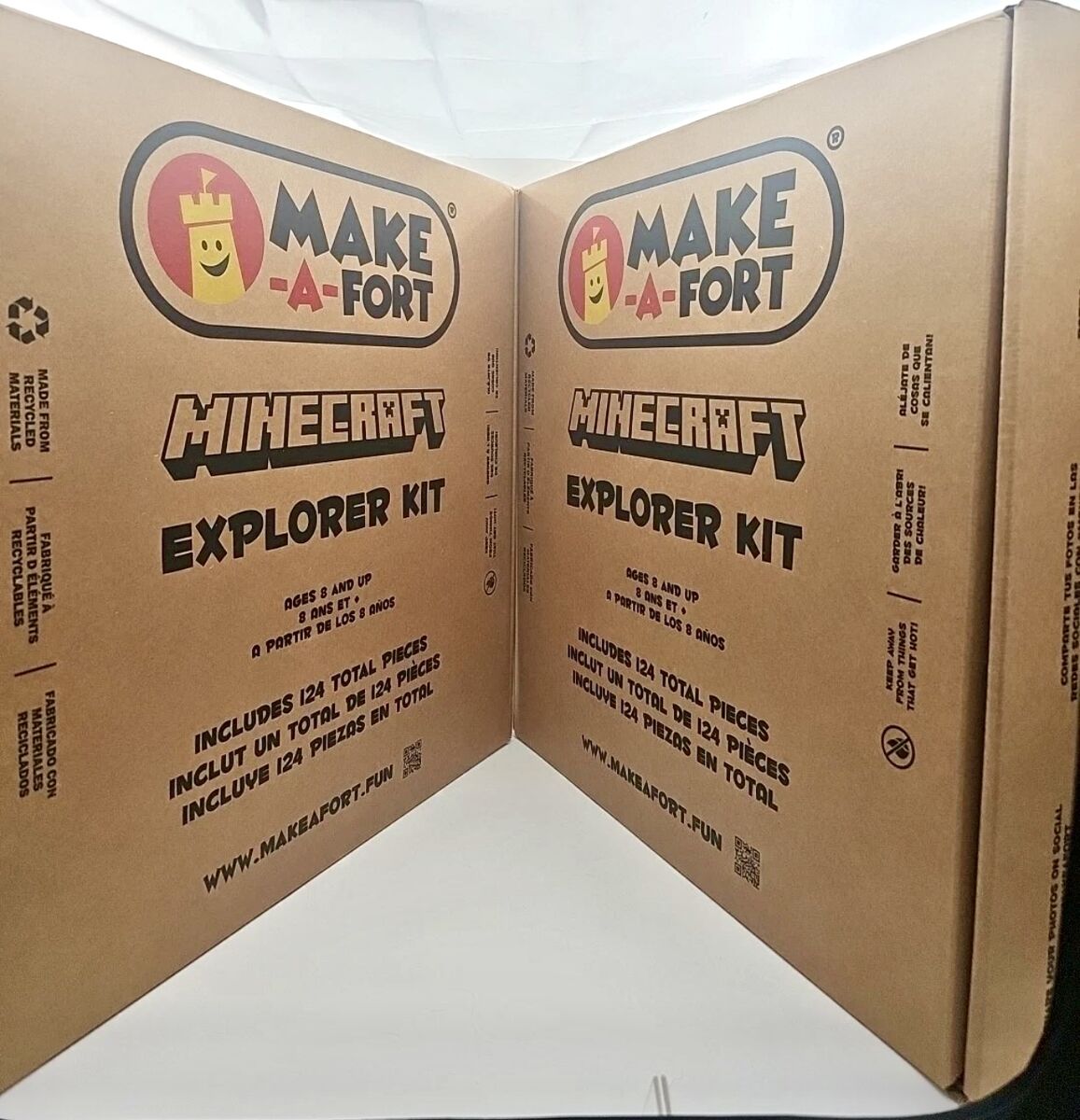 2 Make-A- Fort MINECRAFT Explorer Kits NEW