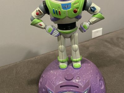 Disney Pixar Toy Story Buzz Lightyear Universe Protection Unit Talking Piggy Bank