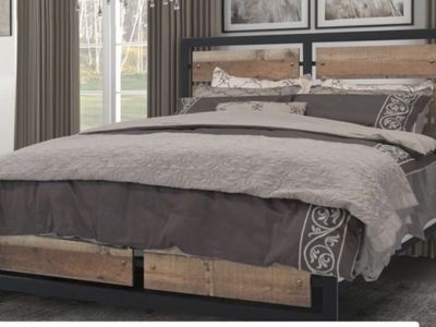 Brand new full size bed with mattress