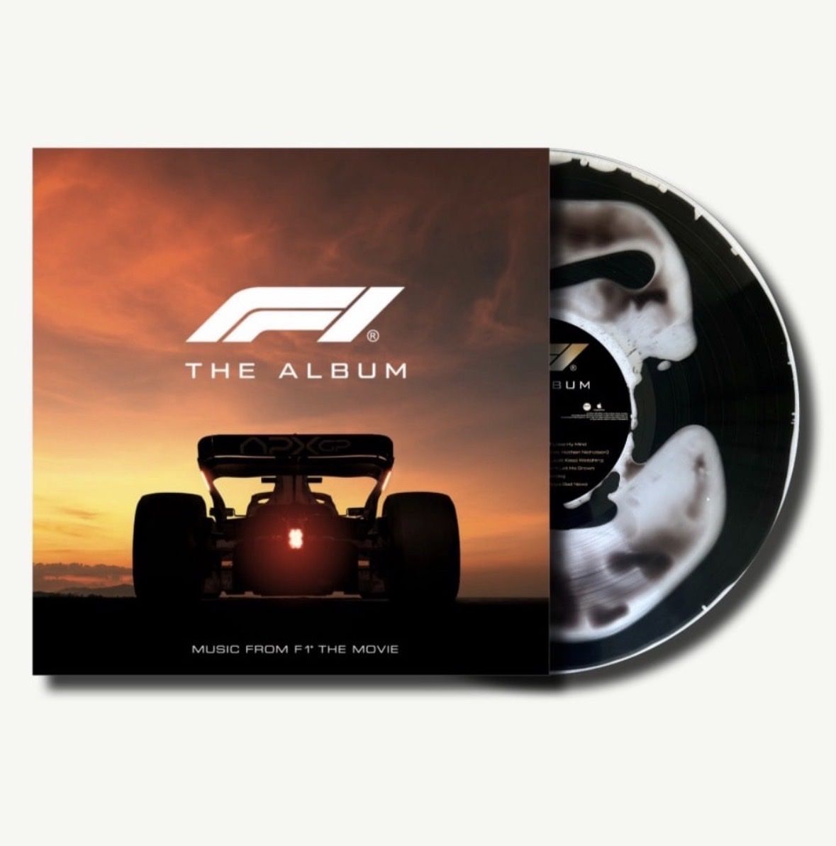F1 The Album Black Oil Effect Liquid Filled Vinyl