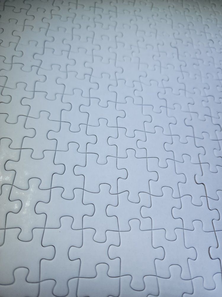 Box of 25 Large Blank Jigsaw Puzzle - 1000 Pieces - Customize Your Own Design