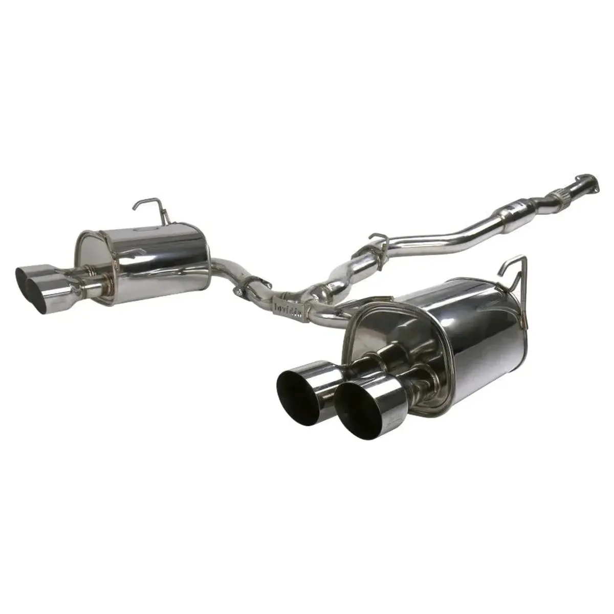 Invidia Q300 Stainless Steel Single Layer Quad Tip Cat Back Exhaust for 2022-2025 Subaru WRX INV HS22WRXG2S