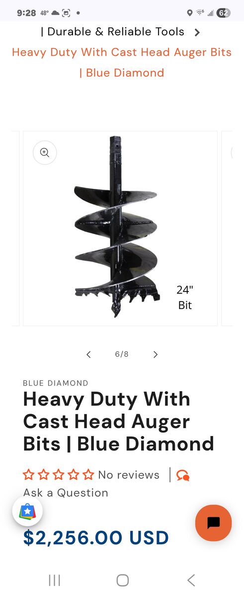 Heavy Duty Auger Bits