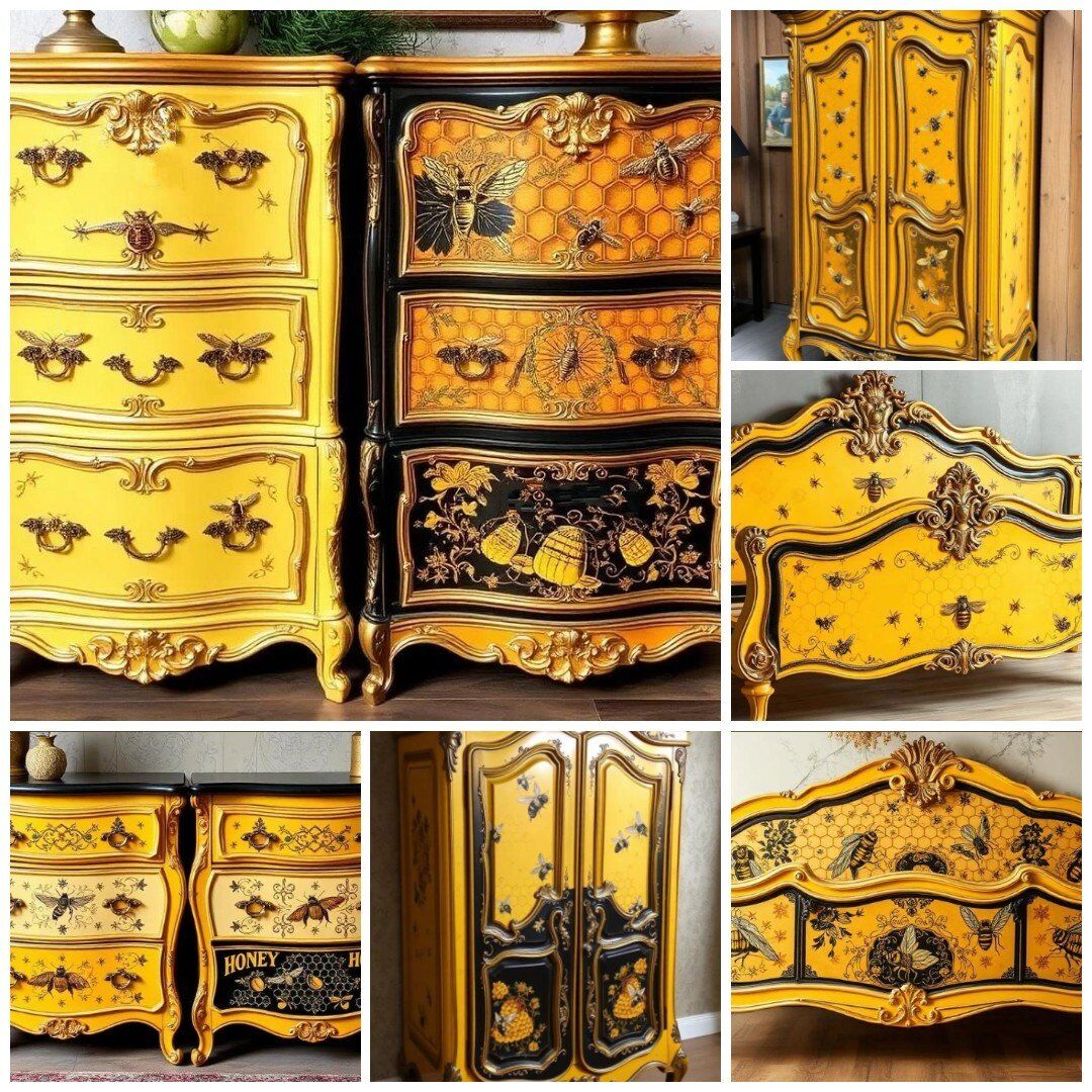 Custom Order Option: Beehive  Bedroom Set