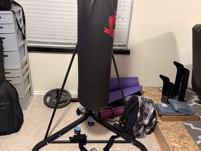 Punching Bag, Stand, Weights