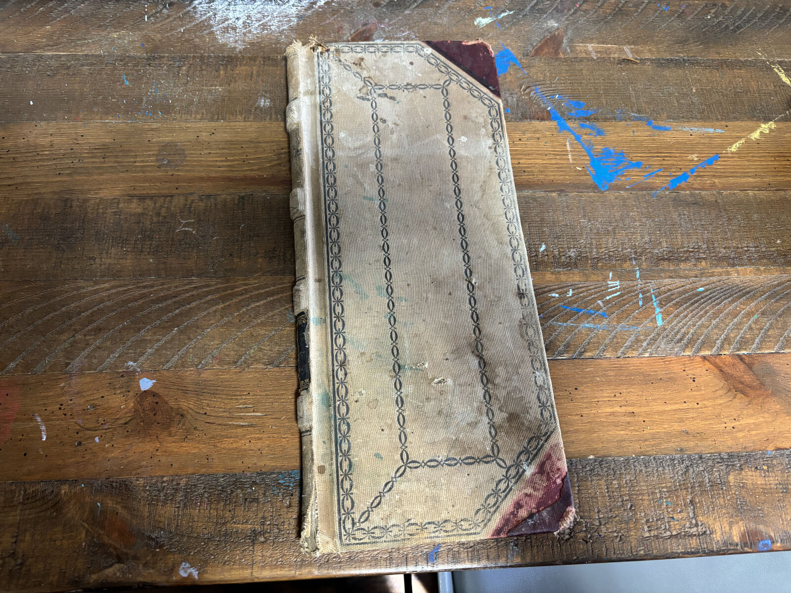 Vintage Ledger Book 1917