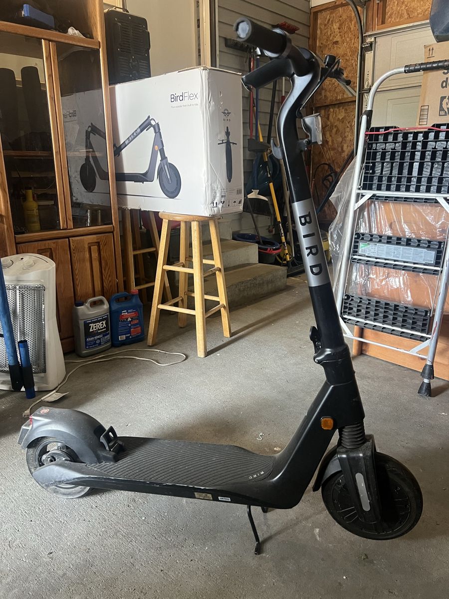 BirdFlex Electric Scooter - Black, Portable