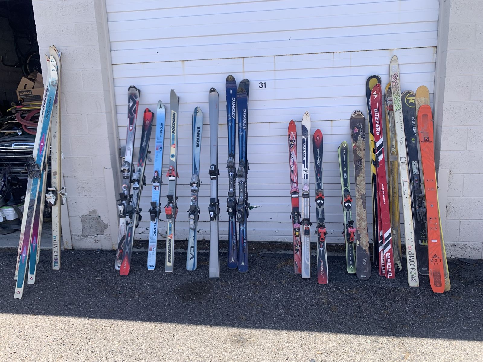 Project, Scrap, Or FurnIture skis For Sale