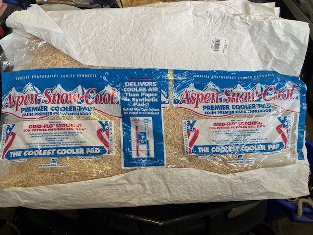 Evaporative cooler pads, Air conditioner swamp cooler