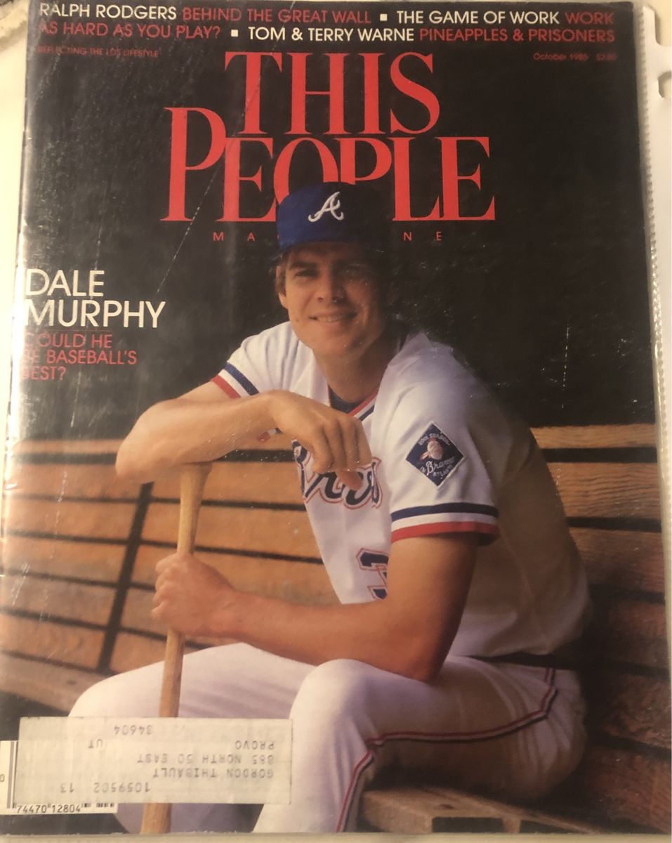 This People Magazine October 1985 Dale Murphy Atlanta Braves Baseball Feature