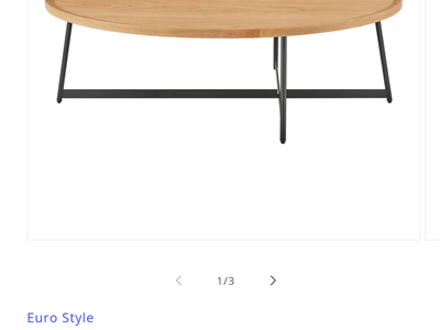 Niklaus 47" Oval Coffee Table 90272WAL