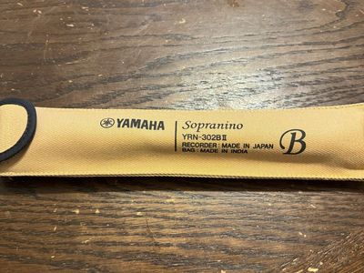 Yamaha Sopranino Recorder YRN-302BII with Case and Accessories