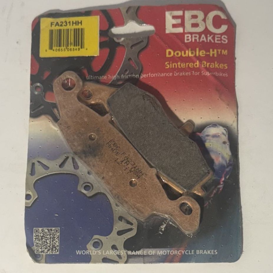 EBC Brakes FA231HH Double-H Sintered Motorcycle Brake Pads