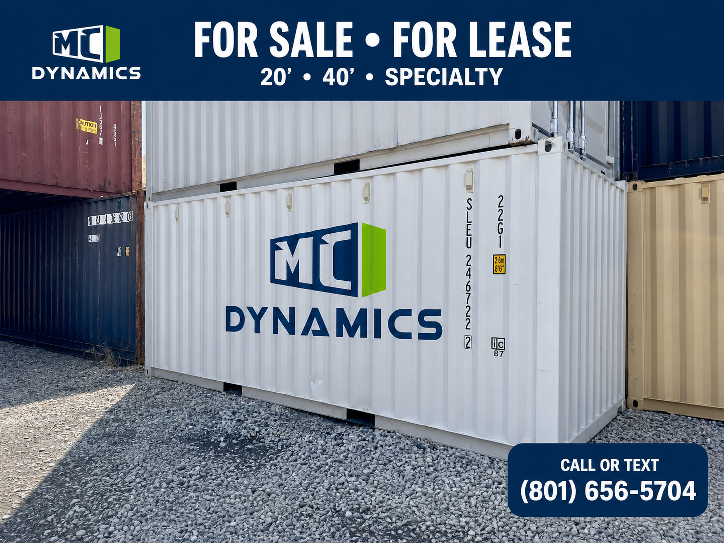 20' Cargo Worthy Container | Buy or Lease