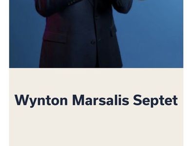Red Butte - Wynton Marsalis Septet Concert Ticket - July 8, 2026