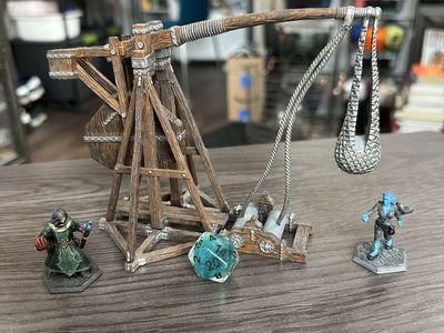 D&D miniature Trebuchet