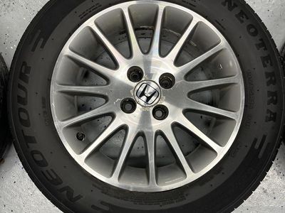 OEM Honda 15 Inch Alloy Wheels with Tires - Set of 4
