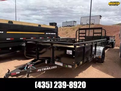 2026 PJ Trailers 7X14 5.2K U8 SINGLE CHANNEL LANDS
