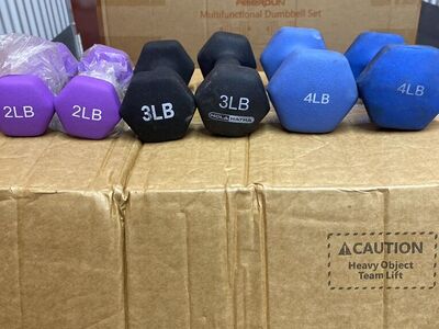 2lb 3lb 4lb PAIRS OF DUMBBELLS
