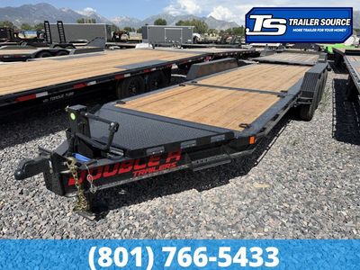 7x24 Double A Pro Series CT Tilt Trailer - 23K GVWR - 14 Ply Tires, I-Beam Frame, Torsion Axles