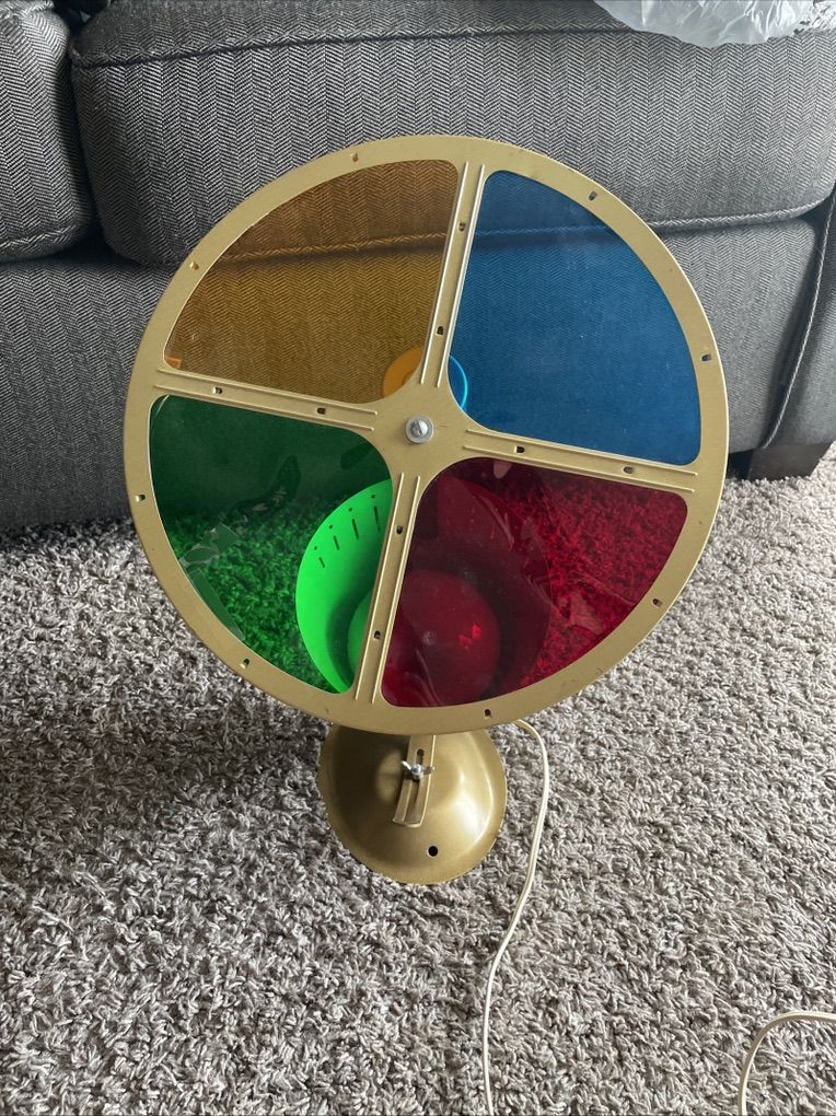 Vintage Rotating Color Lamp