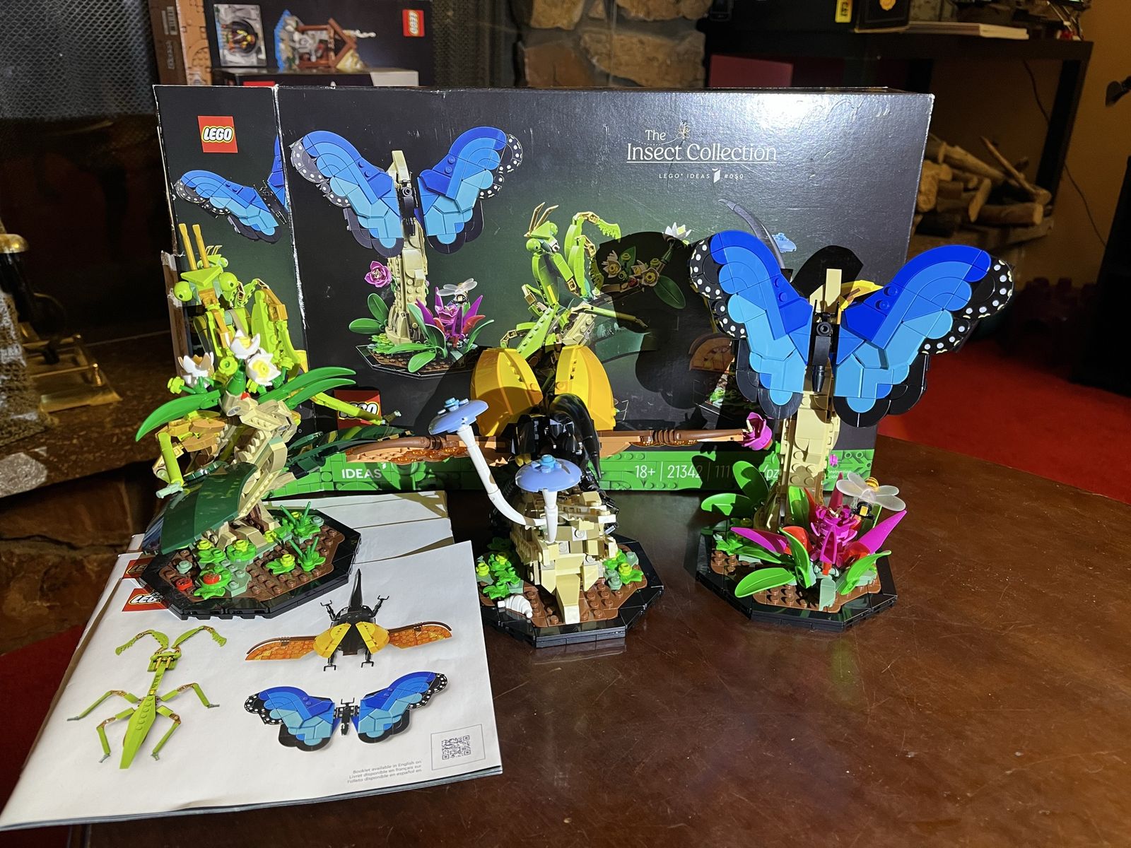 LEGO Ideas The Insect Collection 21342 Complete Build with Box & Manual