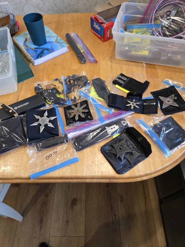 martial arts throwing stars & more $250 obo