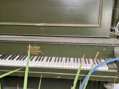 1892 Kingsbury Cabinet Grand Piano