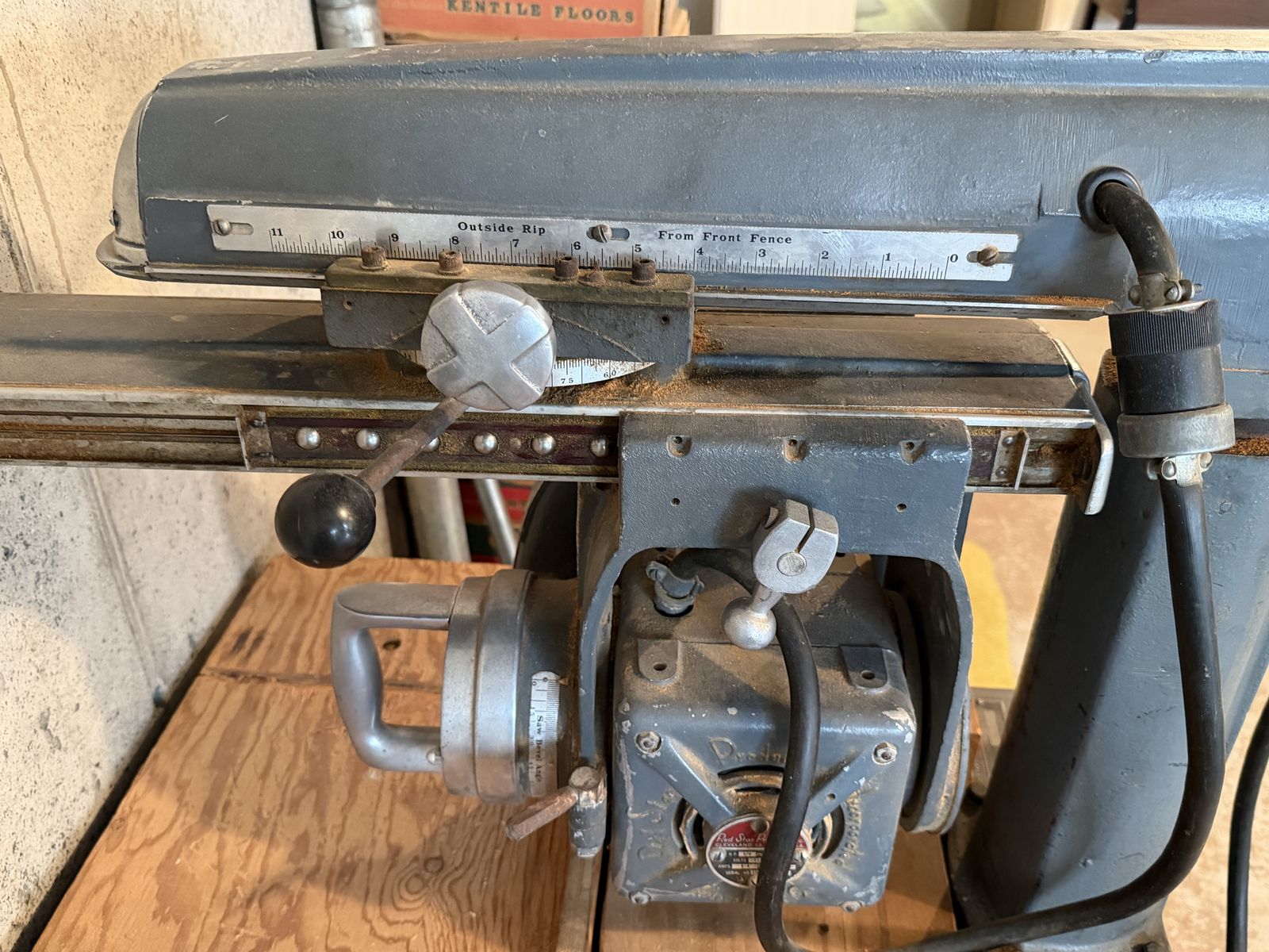 Vintage 1940s Red Star Multiplex 30-A Radial Arm Saw – Heavy-Duty USA Made $60 cash/venmo in Provo