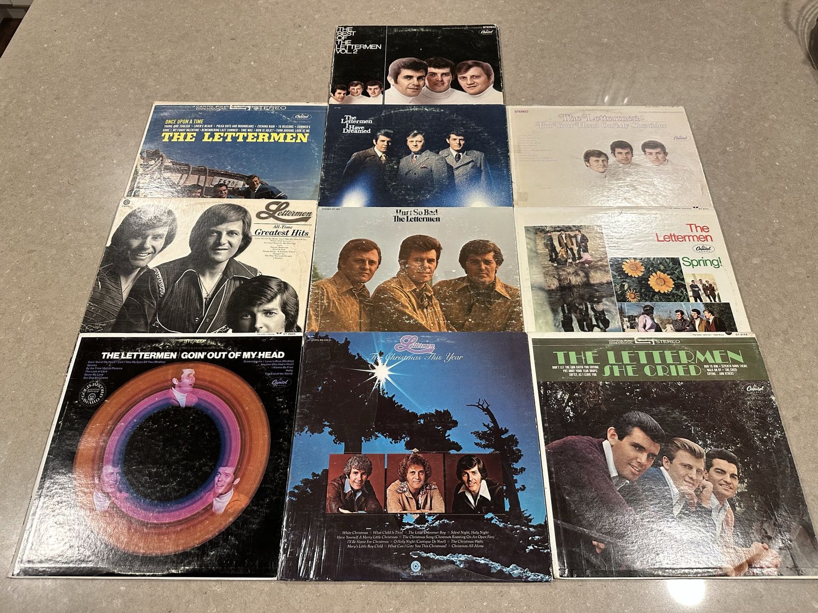 The Lettermen Vinyl Bundle-Lot of 10 Records-Vintage LPs-1960’s-Or Best Offer!