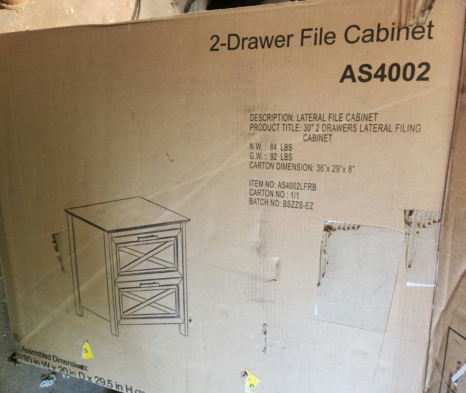 Austin Rustic Brown Lateral File Cabinet