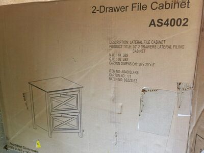 Austin Rustic Brown Lateral File Cabinet