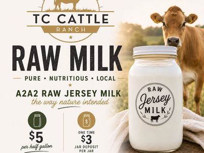 Raw jersey milk