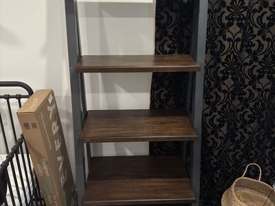 Modern 5-Tier Ladder Shelf Bookcase