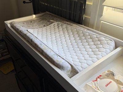 Changing table topper