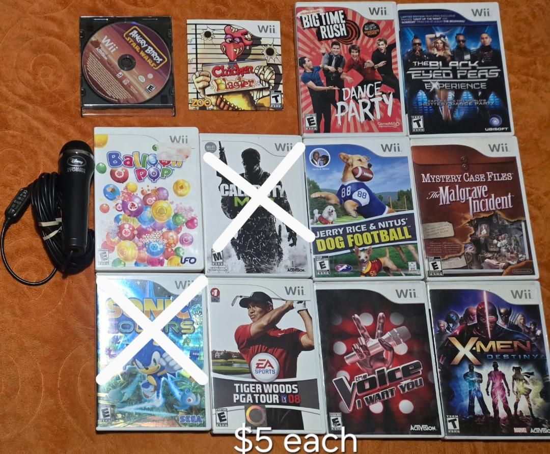 Nintendo Swii games $5 each including Lego Batman 2! trades considered!