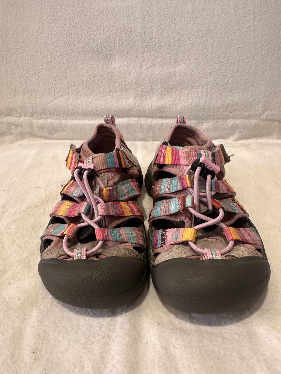 Keen toddler, size 12 pink striped washable, hiking sandals