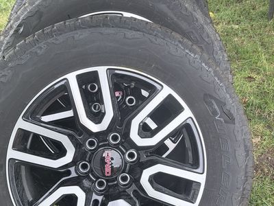 New 2026 GMC sierra 1500 wheels and tires