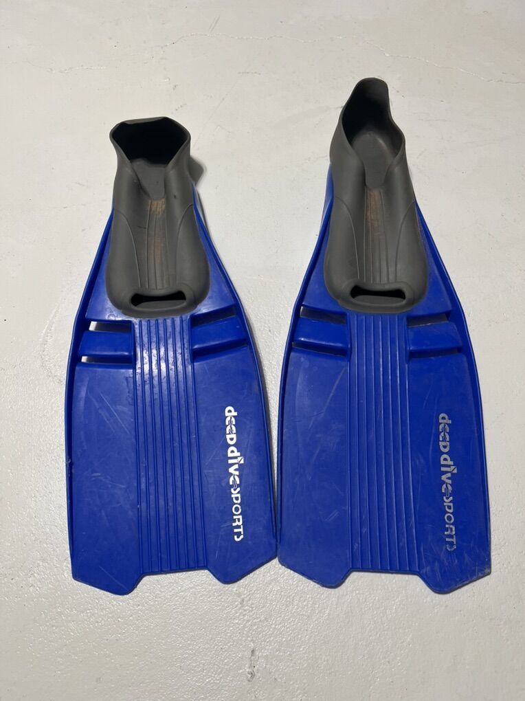 Deep Dive Sports Fins Scuba Gear L 9-10