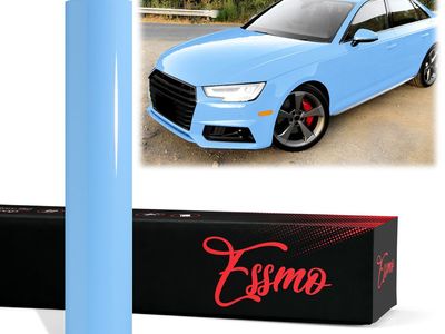 Car vinyl wrap baby blue