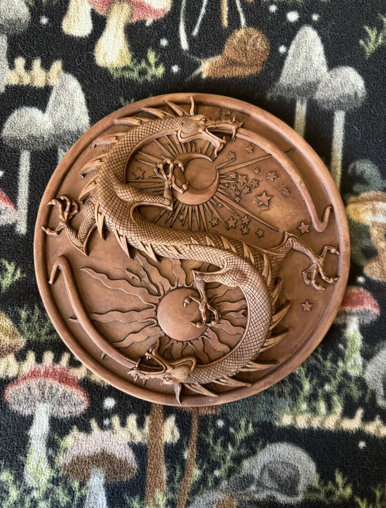 Yin Yang Dragon Wall Art