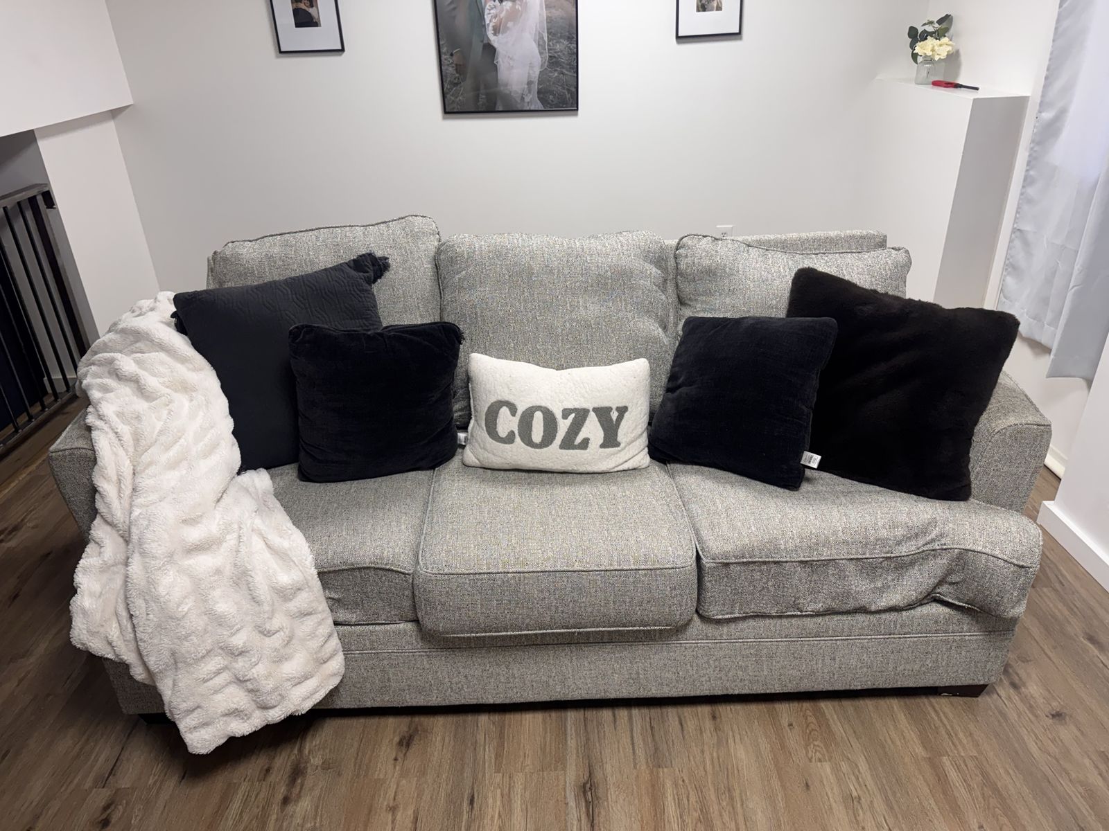 Gray couch/Sofa