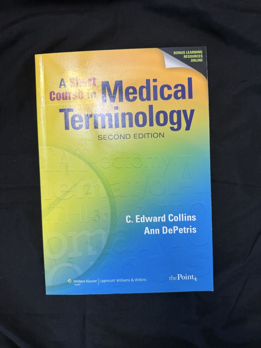 A Short Course in Medical Terminology 2nd Ed. by Collins & DePetris w/ CD-ROM