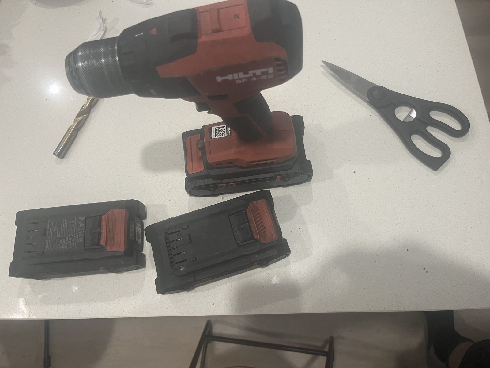 Hilti SF 4-22 Cordless Drill Driver with 2 Batteries - Used, Good Condition