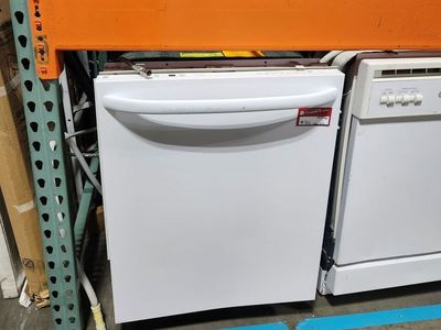 NICE GE WHITE DISHWASHER STAINLESS STEEL INSIDE! W-WARRANTY