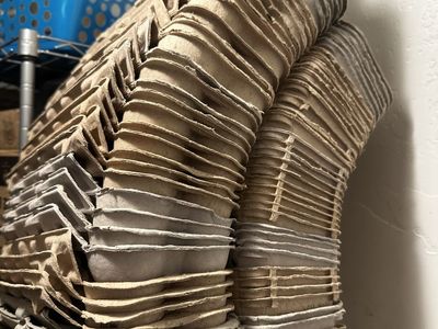 40 Clean Empty Paper Egg Cartons