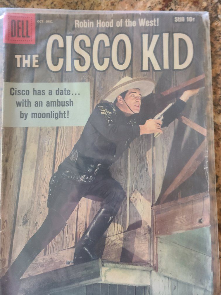 Vintage Dell Comics The Cisco Kid Comic Book with Juicy Fruit Back Cover Ad