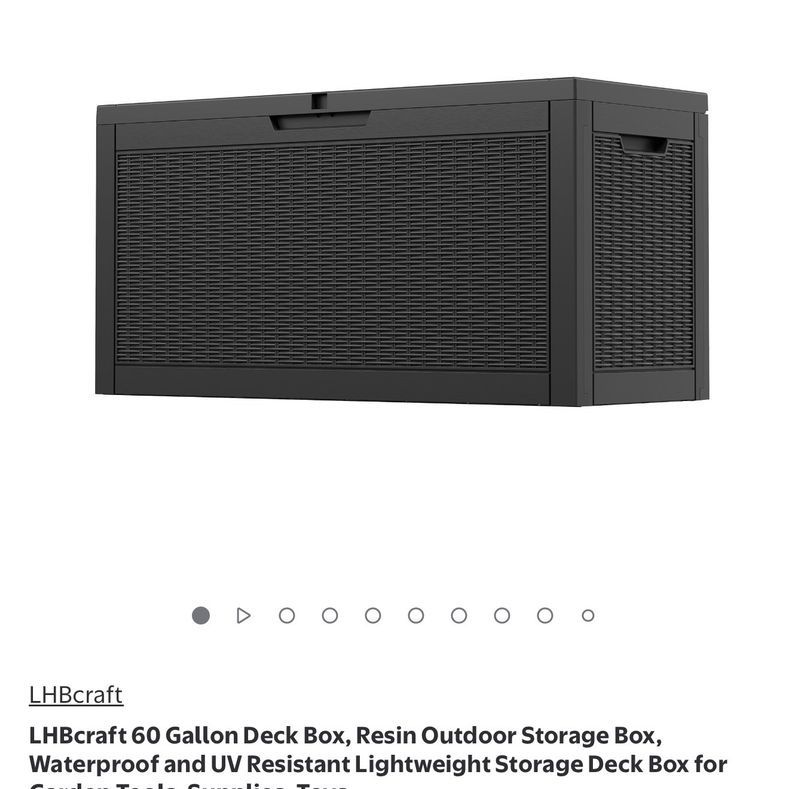 60 gallon deck box