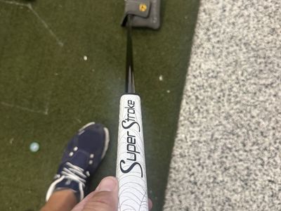 TaylorMade Spider Tour Black Putter with Super Stroke Grip and KBS Shaft - 35 Inches